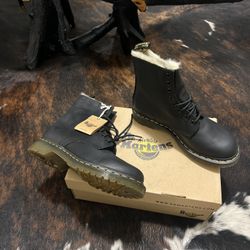 Doc Marten Fur Lines Boots 