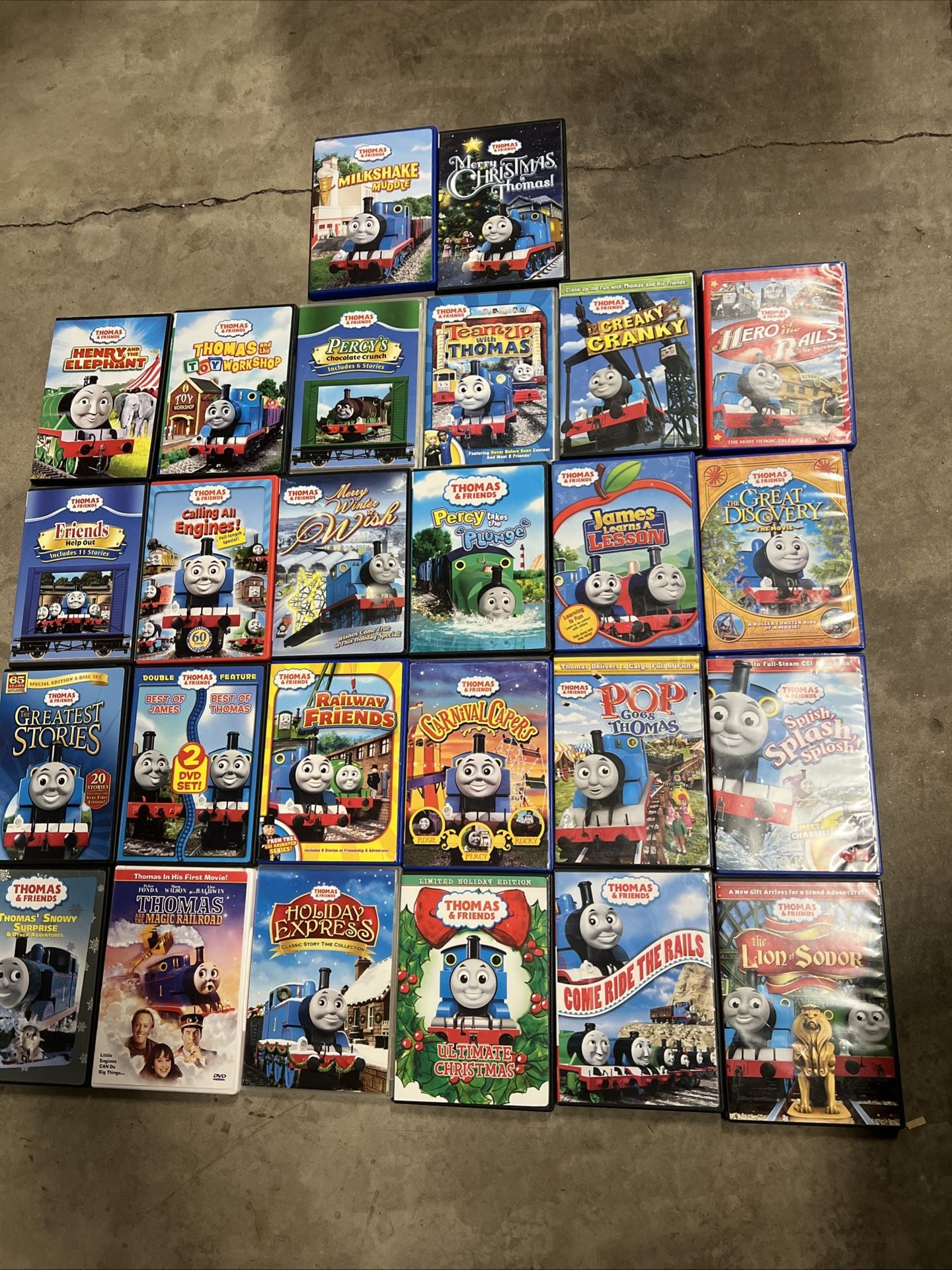 Thomas The Tank Engine & Friends Lot of 26 DVDs No Duplicates