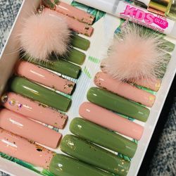 XL Luxury Press On Nail