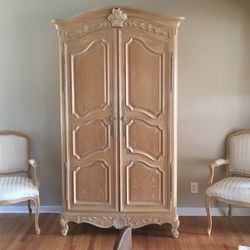 Century Furniture- Solid Wood Armoire. Excellent Condition 