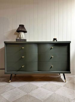 Dark Olive Green Dresser