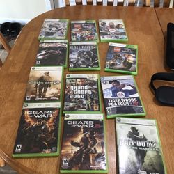 12 Xbox 360 Games (check description)