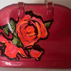 louis vuitton alma gm stephen sprouse pink graffiti roses limited edition Bag