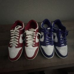  TWO NIKE DUNKS 
