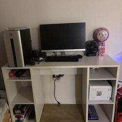 White desk