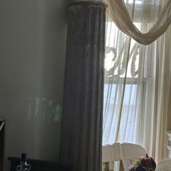 2 6ft Antique Wooden Columns From A Plantation In South Carolina