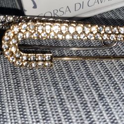 Diamond Silver and Gold Safety Pins 