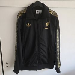 Adidas Men's Mexico Gold 2025/26 Track Top Jacket Black/Gold