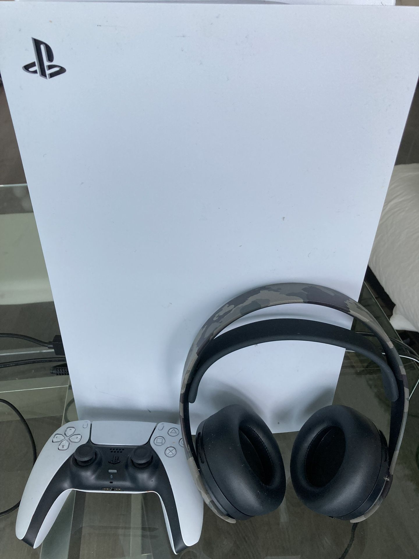 PlayStation 5 Digital With Game And With Headphones