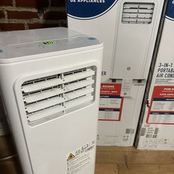 GE Portable Air Conditioner & Dehumidifier 8,000 BTU Window Venting 