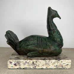 Bronze Peacock Sculpture - Picasso 