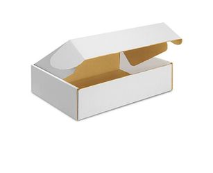 White Tab Locking Literature Mailers