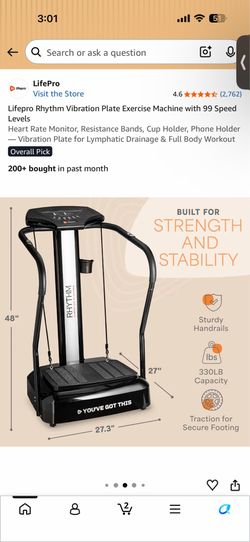 Lifepro Rythm Vibration Platform - New in box