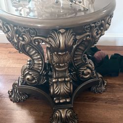 1 Large Center Table And 2 Side Tables 