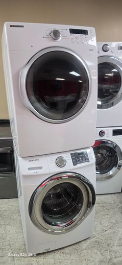 Stackable samsung washer Dryer Electric 🍇 ✔️ 🎈🎈🎈
