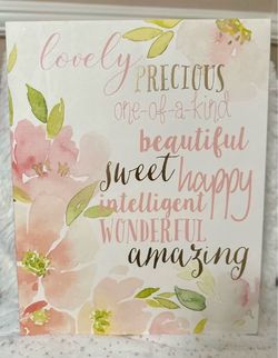 Canvas Art Girls Room 16x20