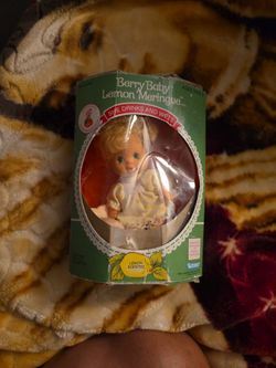 Berry Baby Lemon Merengue Drinks and Wets complete doll w bottle and box