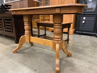 Wooden Entryway Console Table with Trestle Base