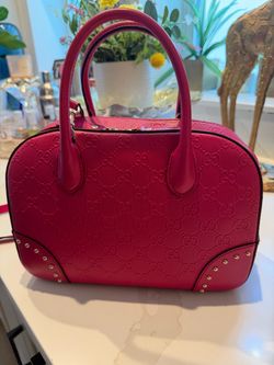 Authentic Gucci Guccissima Leather Dome Satchel Bag