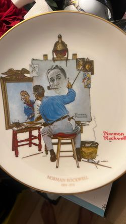 Norman Rockwell Commemorative Collector Plate