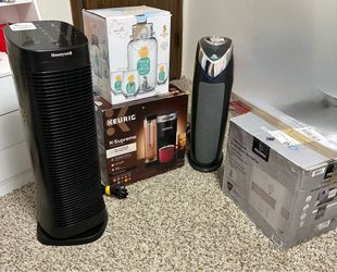 Home Appliance Lot - Keurig, Honeywell Fan, Lasko Heater, Humidifier