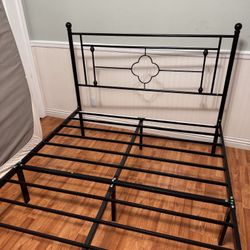 Full-sized Bed Frame & Mattress