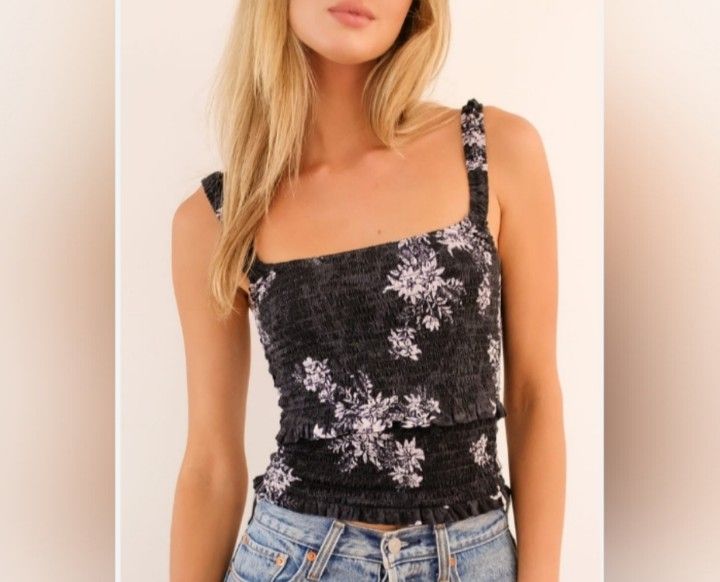 NWT Free People Hannah Cami Top Womens size Small