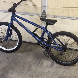Bmx Bike. Rear break in place