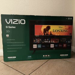 Vizio Television 32” D-Series Remote Included