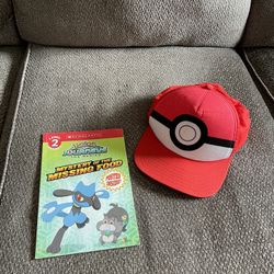 Pokémon youth hat with book