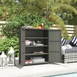 Rattan Wicker Outdoor Storage