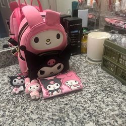 Kuromi And Melody Loungefly Backpack
