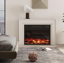 NEW 23" Electric Fireplace Insert Heater