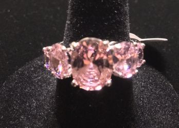Pink Sapphire Ring Size 6 & 7