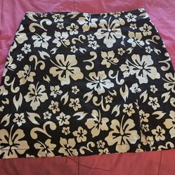 Hawaiian Print Skirt 