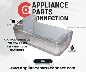 DA97-11483A Refrigerator Door Bin Assembly Guard – Samsung Lower Left Door Bin Replacement