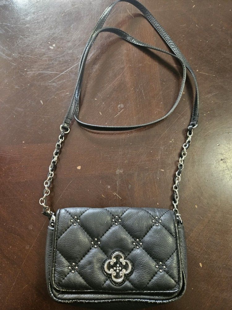 Brighton Black Mini Side Bag Purse