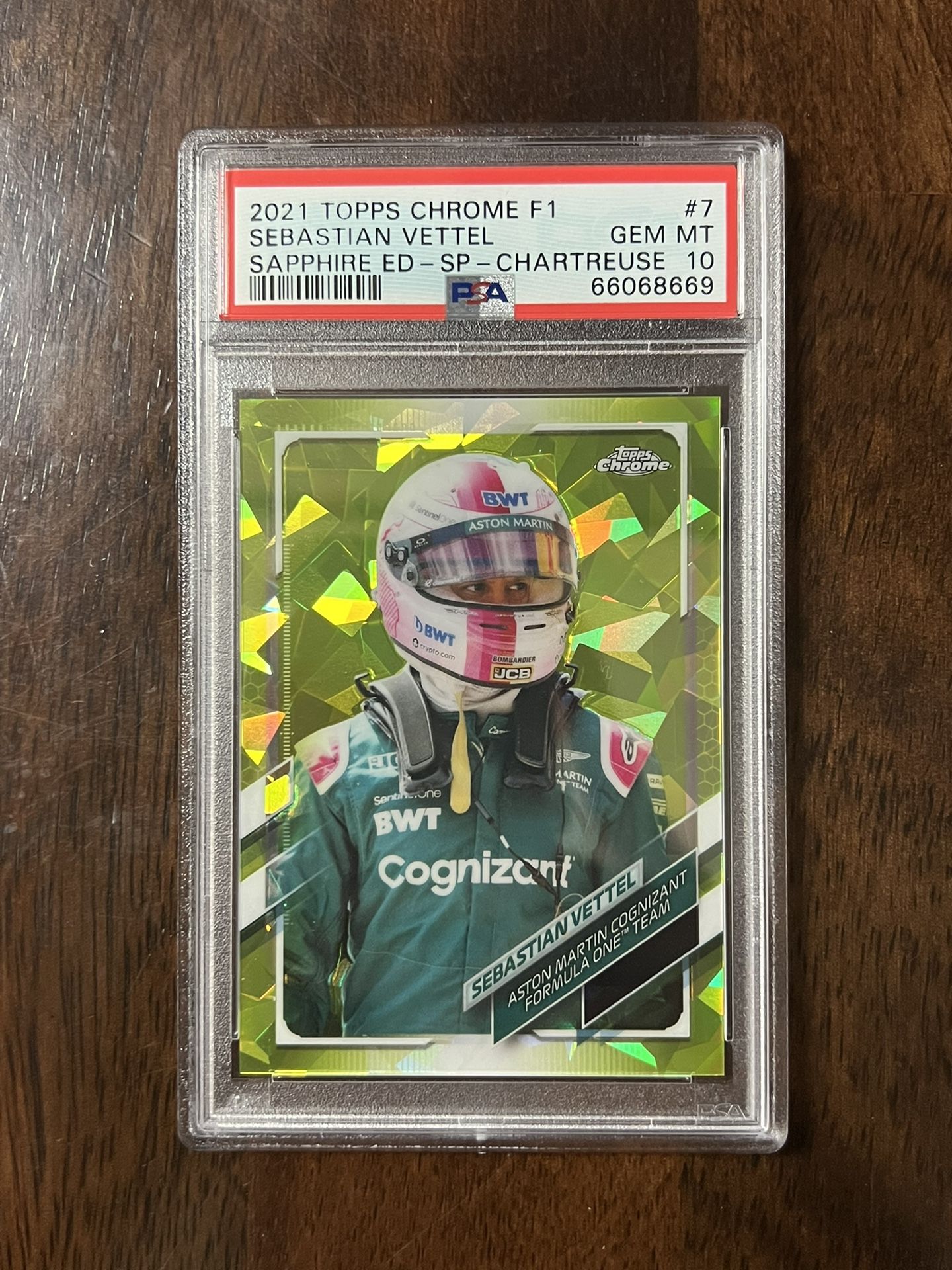 Sebastian Vettel Psa 10 Chartreuse