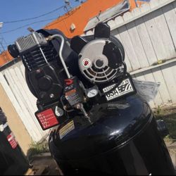 60 Gal. 3.7 HP 1-Phase 175 PSI Oil Lubed Belt Drive Stationary Electric Air Compressor by Husky