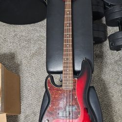 Left Handed Bass Guitar 