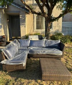 High quality Costco quality deep seating cushions outdoor patio furniture set patio furniture display model used as a display brand new πππβοΈ
