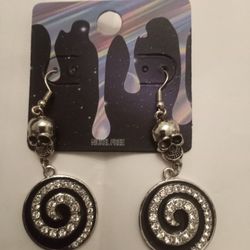 Halloween Earrings- Skull