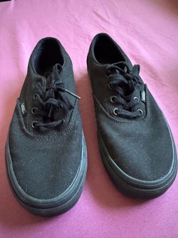 Vans Low-Top Canvas Sneakers All Black