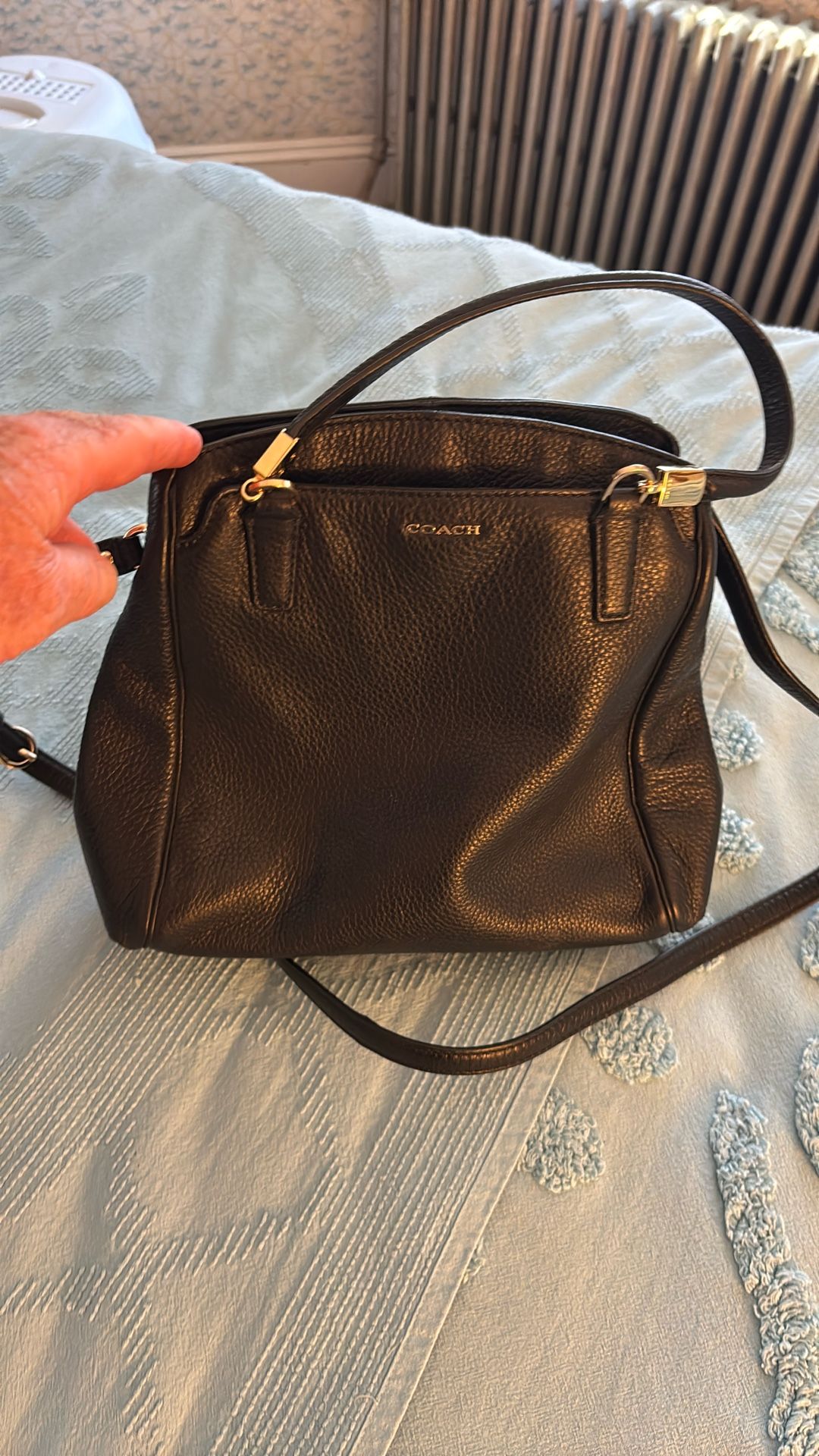 Leather Coach Cross Body