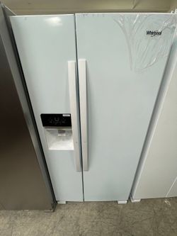 Whirlpool 33 in. White Side-by-Side Refrigerator