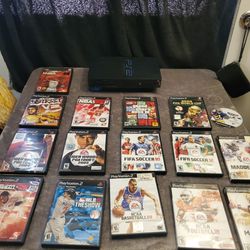 Ps2 With 16 Games 