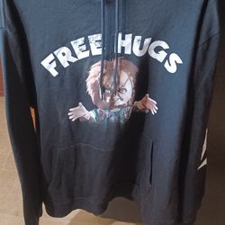 Chucky Free Hugs 3x Black Hoodie Sweatshirt Child's Play Horror