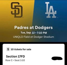Los Angeles Dodgers vs San Diego Padres - Tue
