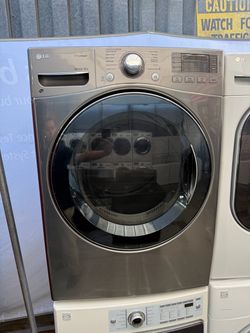 LG Stainless Steel front load gas dryer