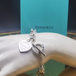 Tiffany & Co. Return to Tiffany  Heart 
Tag  charm Bracelet 